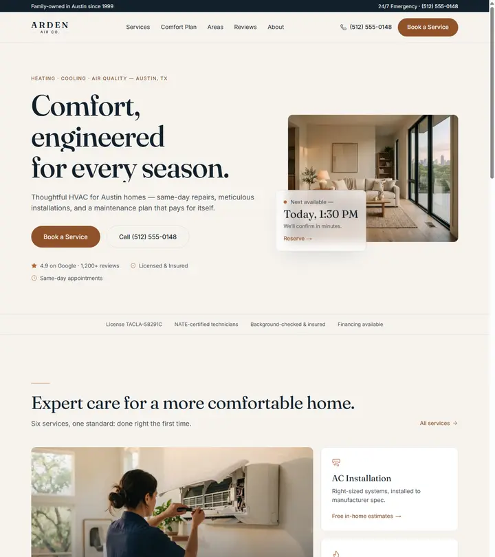 Arden Air Co. — built by PhantomNode