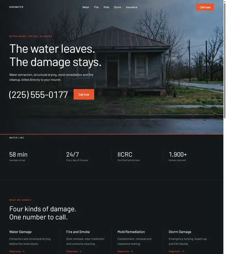 Highwater Restoration — built by PhantomNode